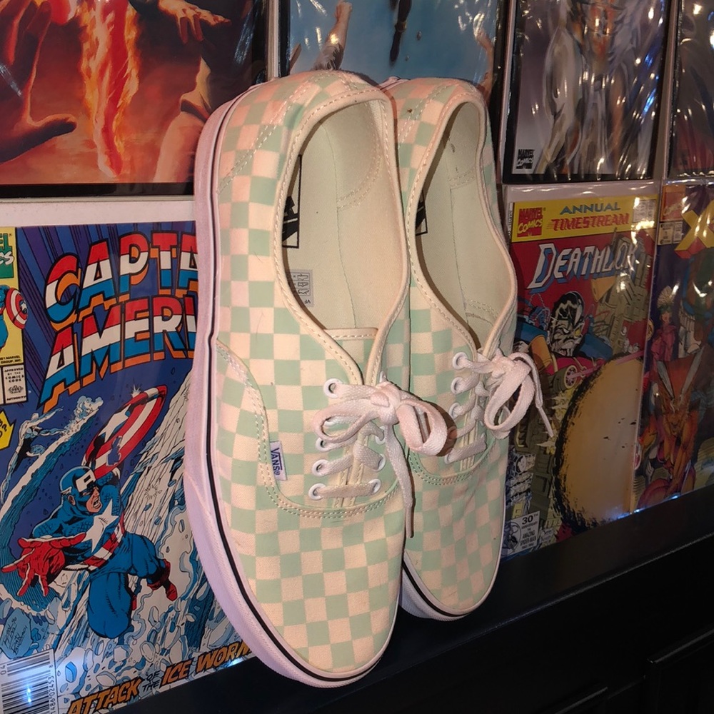 Vans Ambrosia Checkerboard Authentic Sneakers (12)